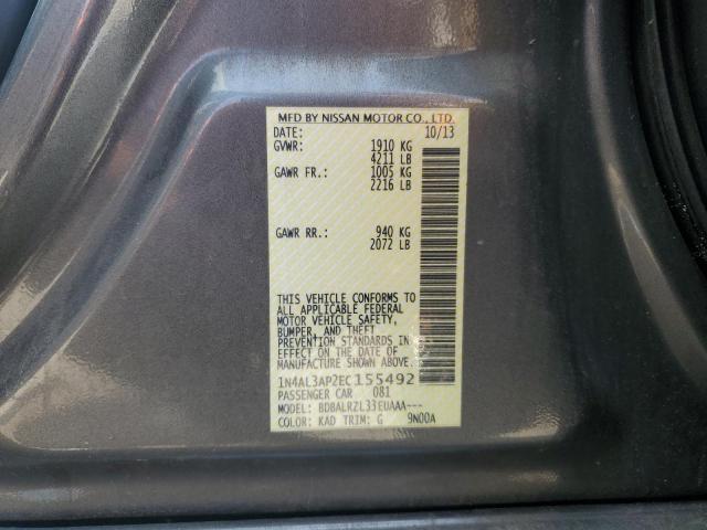 2014 NISSAN ALTIMA 2.5 - 1N4AL3AP2EC155492