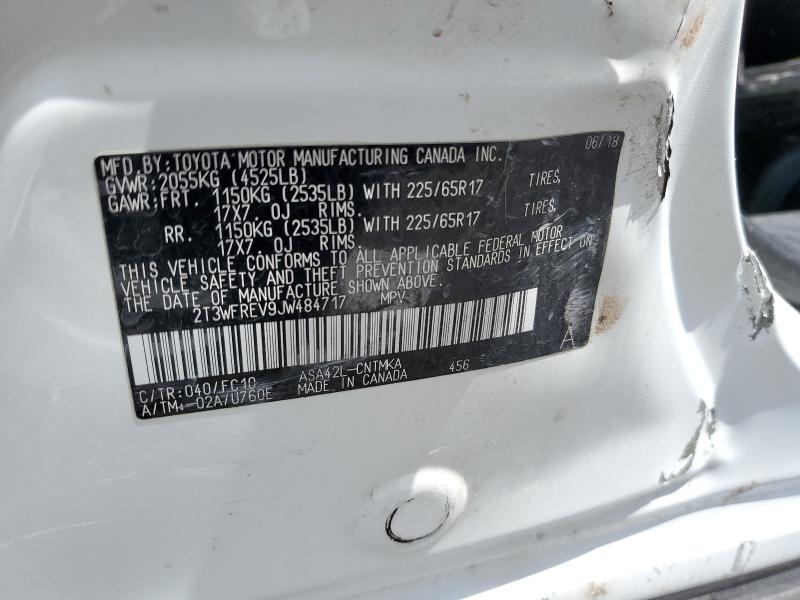 2018 TOYOTA RAV4 ADVEN 2T3WFREV9JW484717