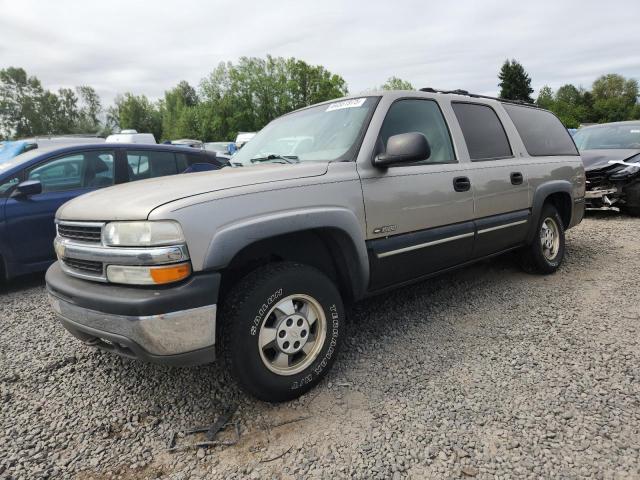CHEVROLET SUBURBAN K1500 2000 tan  gas 3GNFK16T8YG154983 photo #1