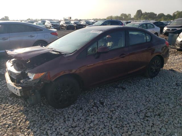 Global Auto Auctions: 2012 HONDA CIVIC LX