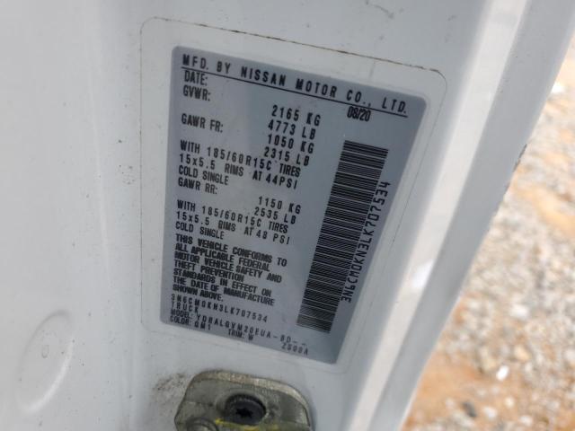 2020 NISSAN NV200 2.5S 3N6CM0KN3LK707534