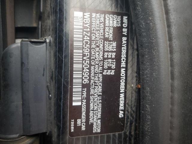 2015 BMW I3 REX - WBY1Z4C59FV504906