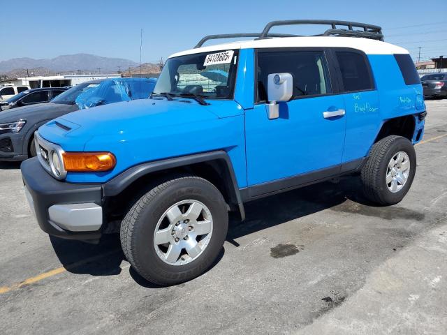 TOYOTA FJ CRUISER 2007 blue  gas JTEBU11F470095450 photo #1