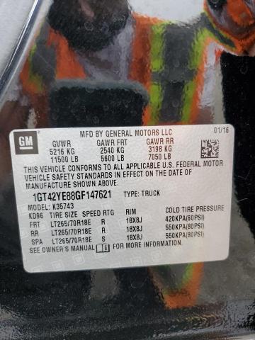 2016 GMC SIERRA K35 1GT42YE88GF147621