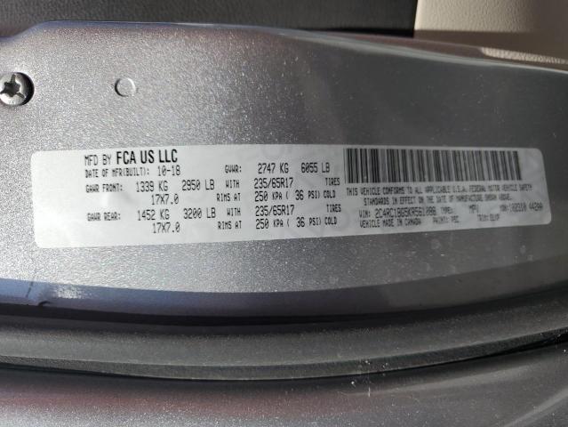 2019 CHRYSLER PACIFICA T 2C4RC1BG5KR561088