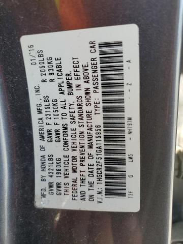 2016 HONDA ACCORD SPO 1HGCR2F51GA115956