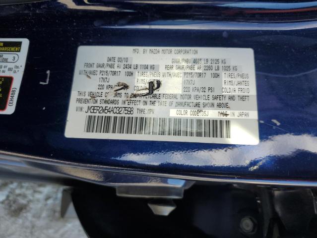 2010 MAZDA CX-7 - JM3ER2W54A0327598