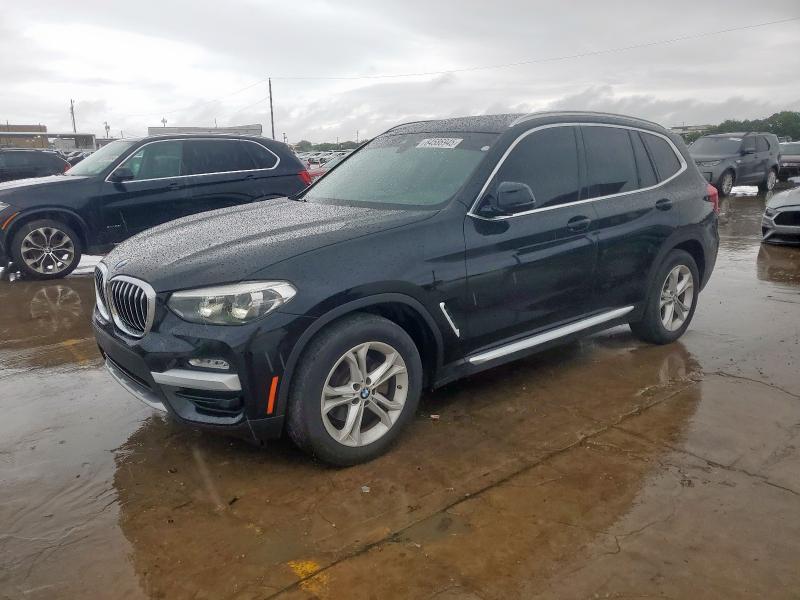 BMW X3 SDRIVE3 2019 black  gas 5UXTR7C54KLR45777 photo #1