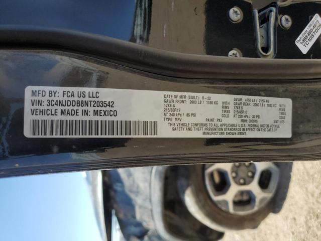 2022 JEEP COMPASS TR 3C4NJDDB8NT203542