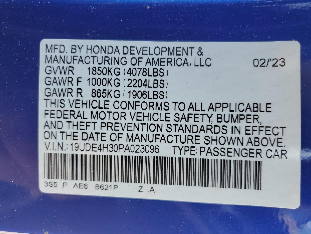 ACURA INTEGRA A-SPEC