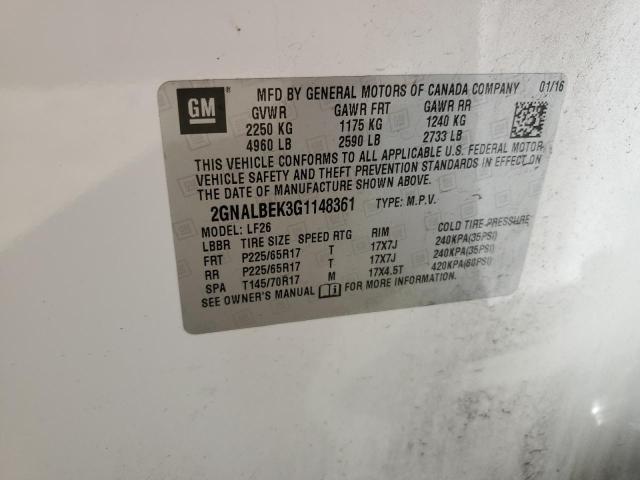 2016 CHEVROLET EQUINOX LS - 2GNALBEK3G1148361