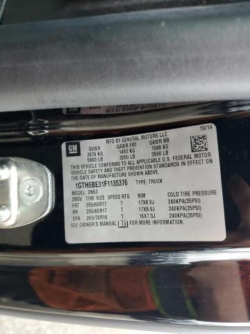2015 GMC CANYON SLE 1GTH6BE31F1135376