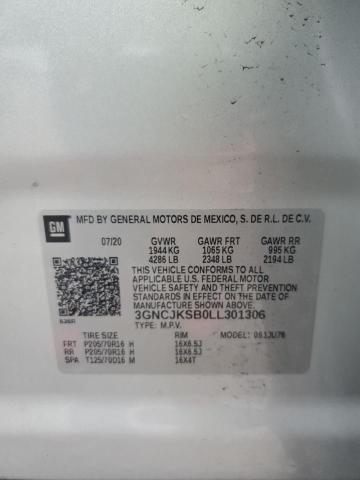 2020 CHEVROLET TRAX LS 3GNCJKSB0LL301306