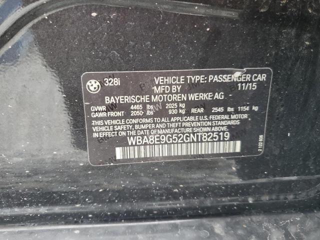 2016 BMW 328 I SULE WBA8E9G52GNT82519