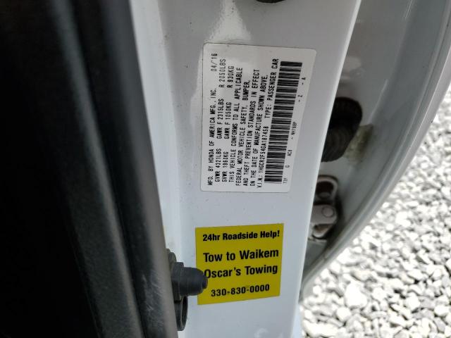 2016 HONDA ACCORD SPO - 1HGCR2F54GA187458