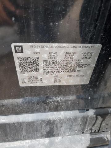 2019 CHEVROLET EQUINOX LT 2GNAXVEXXK6286136