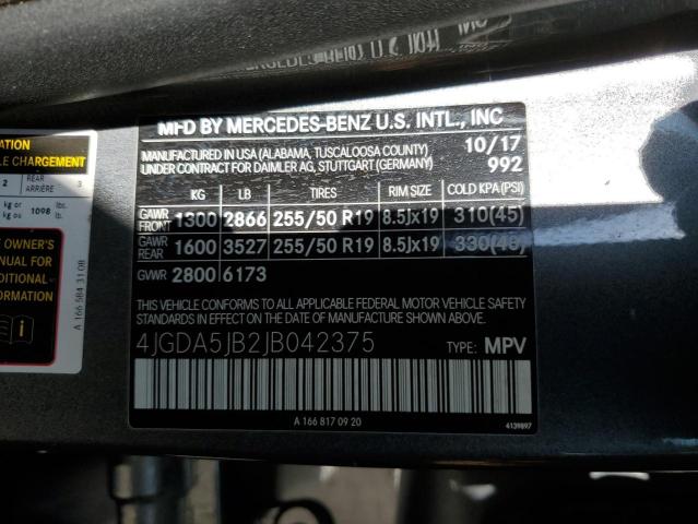 2018 MERCEDES-BENZ GLE 350 - 4JGDA5JB2JB042375