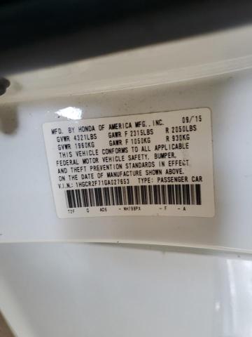 2016 HONDA ACCORD EX 1HGCR2F71GA027653