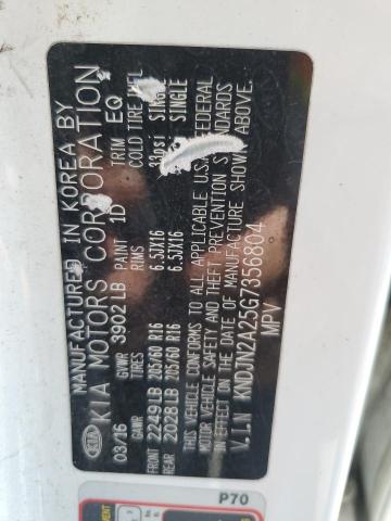 2016 KIA SOUL - KNDJN2A25G7356804