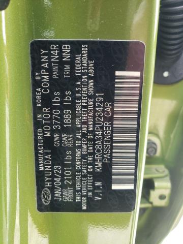 2023 HYUNDAI VENUE SEL KMHRC8A34PU234291