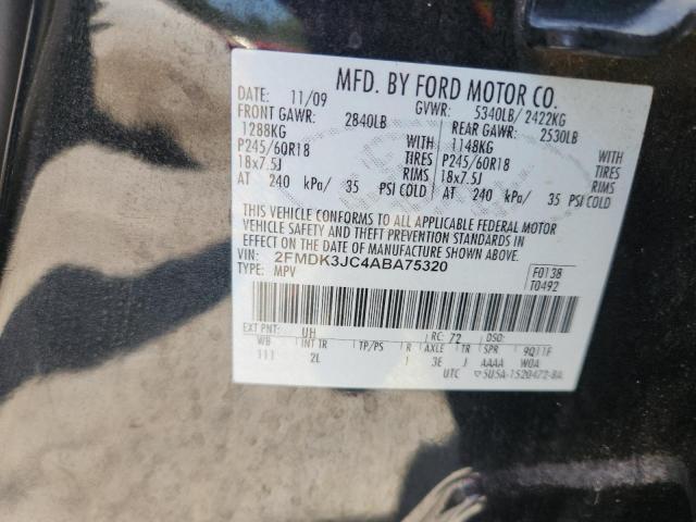 2010 FORD EDGE SEL - 2FMDK3JC4ABA75320