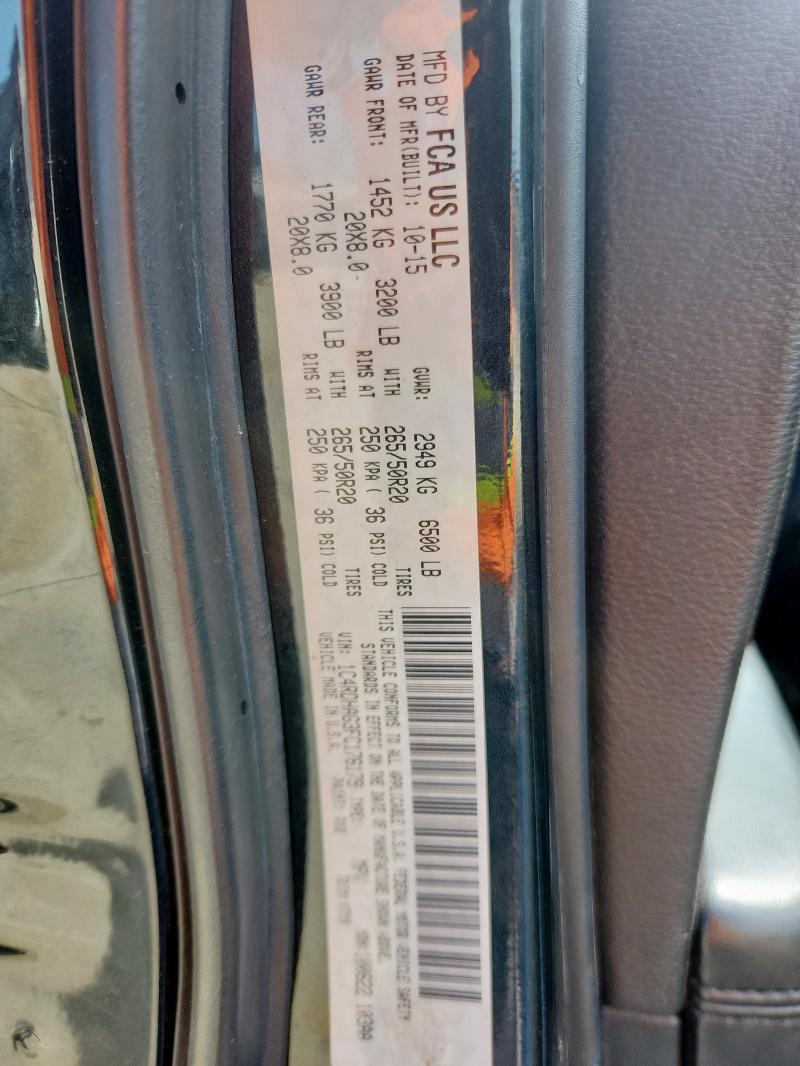 2015 DODGE DURANGO SX - 1C4RDHAG3FC176179