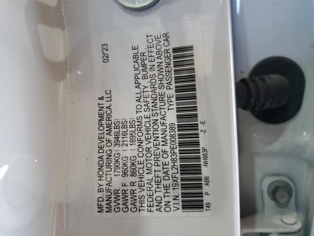 2023 HONDA CIVIC SPORT 19XFL2H83PE008389