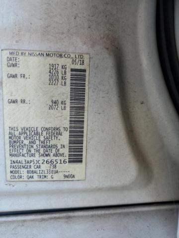 2018 NISSAN ALTIMA 2.5 - 1N4AL3AP5JC266516