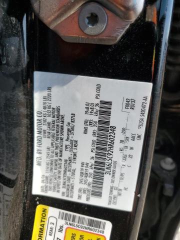 2017 LINCOLN MKZ SELECT 3LN6L5C92HR602348