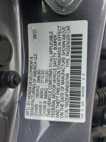 2022 HONDA INSIGHT EX - 19XZE4F54NE007048