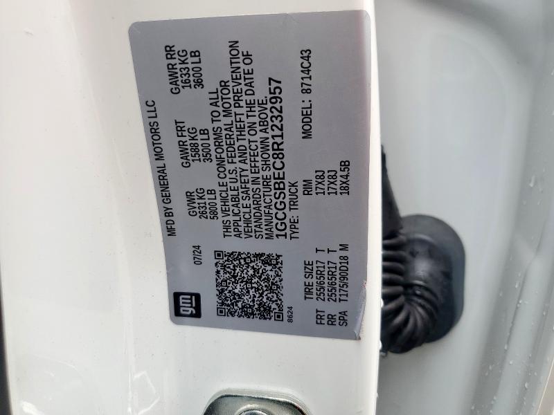 2024 CHEVROLET COLORADO - 1GCGSBEC8R1232957
