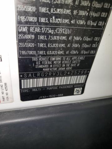 2020 LAND ROVER DISCOVERY SALRG2RV3L2425288