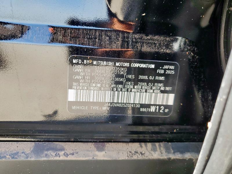 2025 MITSUBISHI OUTLANDER SE JA4J3VA82SZ024130