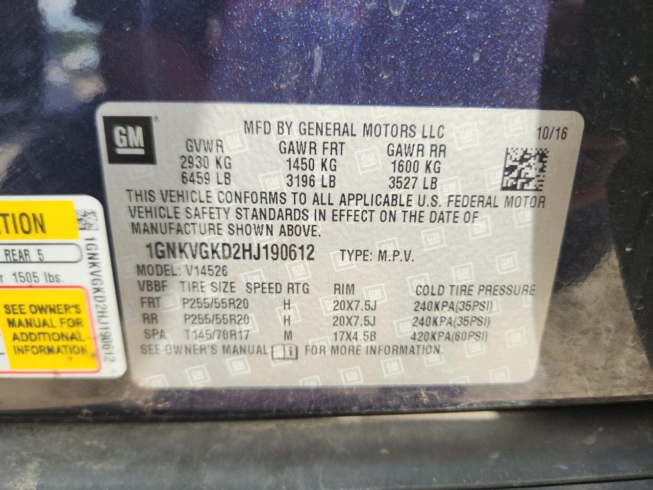 CHEVROLET TRAVERSE LT