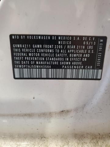 2013 VOLKSWAGEN JETTA SE - 3VWDP7AJ5DM443564