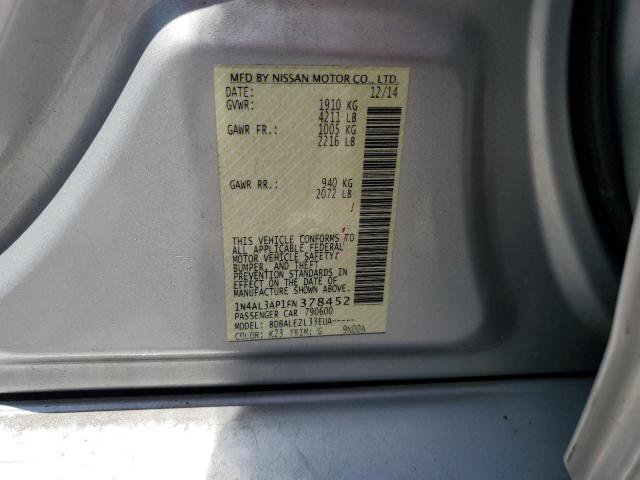 2015 NISSAN ALTIMA 2.5 1N4AL3AP1FN378452