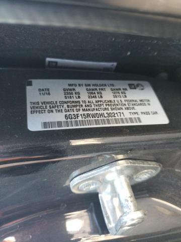 2017 CHEVROLET SS 6G3F15RW0HL302171