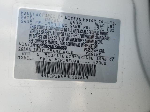 2021 NISSAN KICKS SR 3N1CP5BV2ML505869