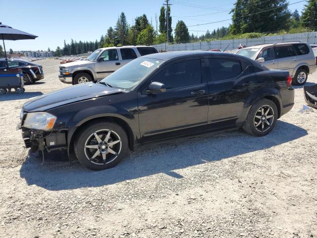 DODGE AVENGER SX 2013 black  gas 1C3CDZCB0DN665674 photo #1