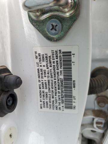 2015 HONDA CIVIC LX 19XFB2F5XFE204937