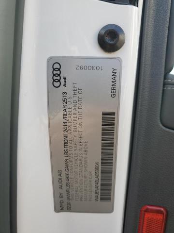 2020 AUDI A4 PREMIUM WAUENAF48LA058604