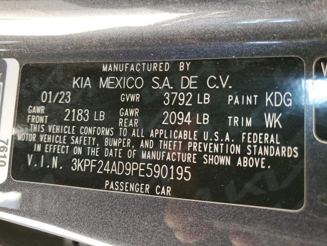 2023 KIA FORTE LX 3KPF24AD9PE590195