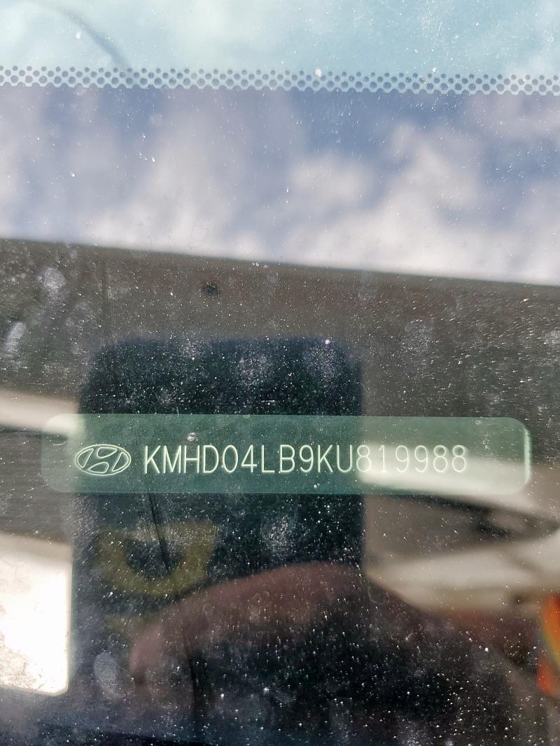 2019 HYUNDAI ELANTRA SP KMHD04LB9KU819988