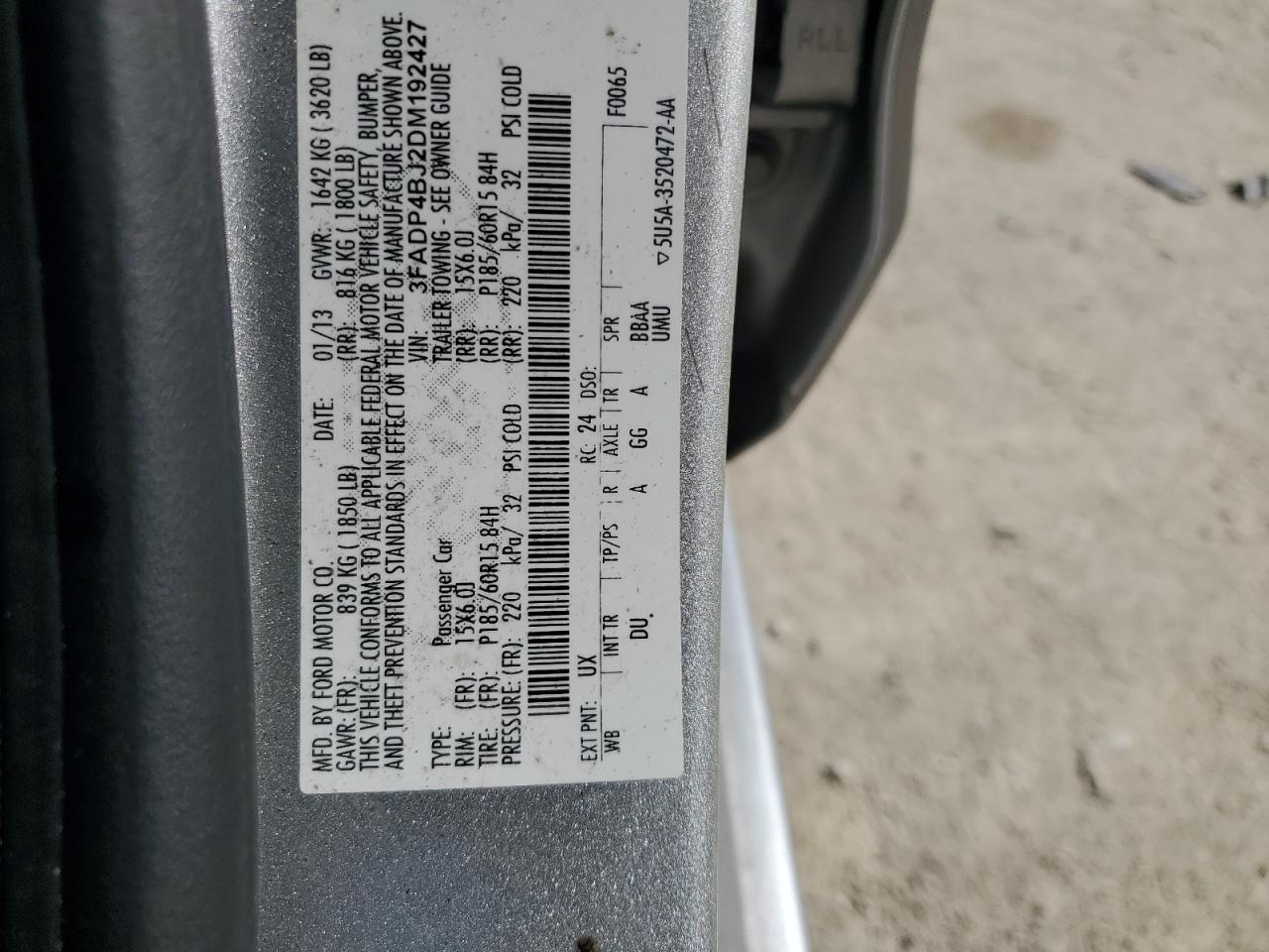 Ford Fiesta se 2013