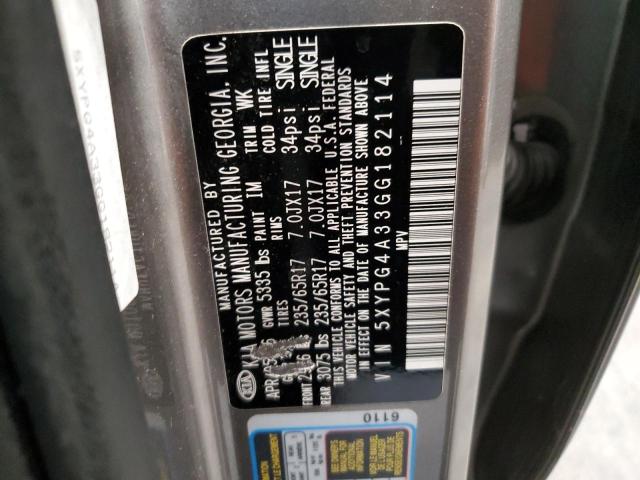2016 KIA SORENTO LX 5XYPG4A33GG182114