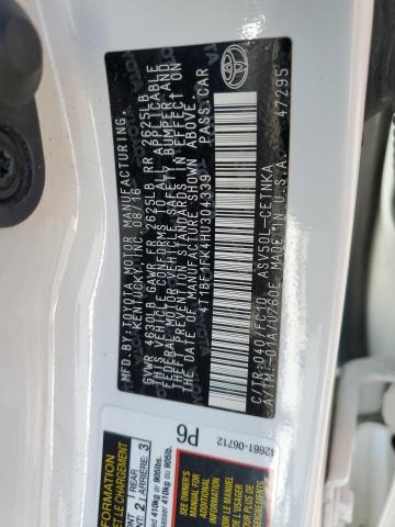 2017 TOYOTA CAMRY LE - 4T1BF1FK4HU304339