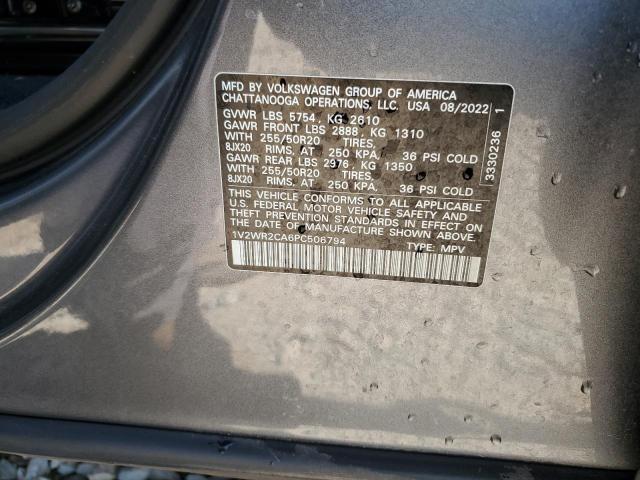 2023 VOLKSWAGEN ATLAS SE - 1V2WR2CA6PC506794