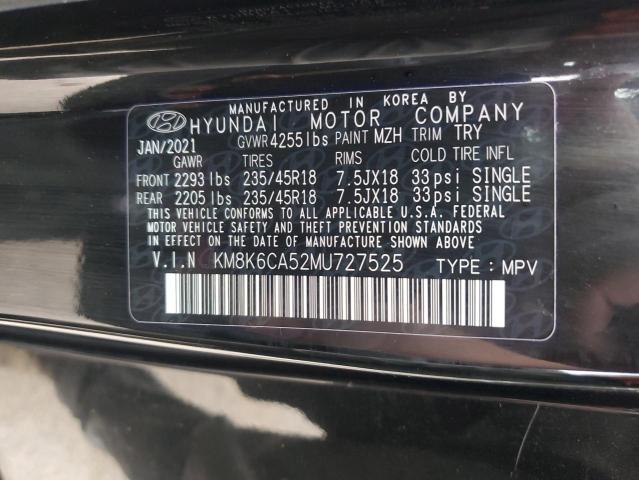 2021 HYUNDAI KONA NIGHT KM8K6CA52MU727525