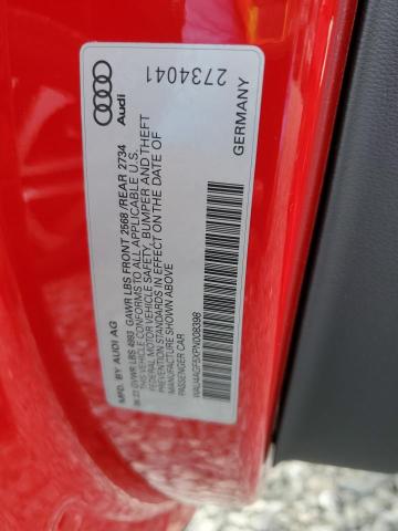 2023 AUDI A5 PREMIUM WAU4AGF5XPN008398