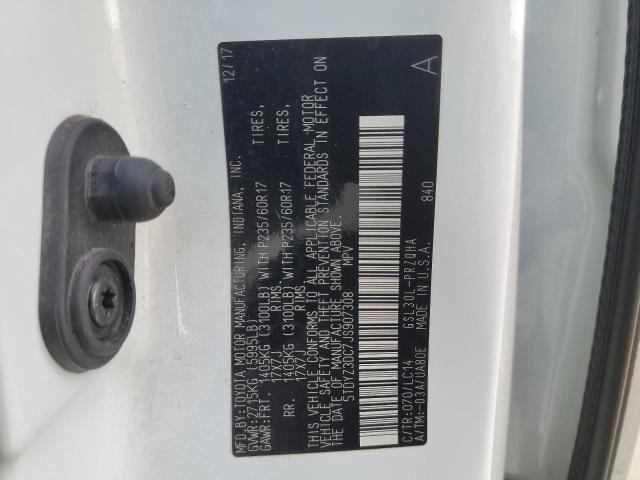 2018 TOYOTA SIENNA XLE 5TDYZ3DC7JS907308
